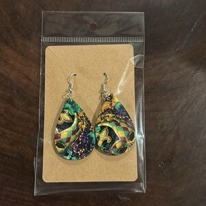 Mardi Gras Earrings